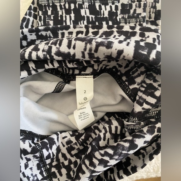 LULULEMON/Align Leggings/Urban Block Ice Grey Black / 2 - Picture 7 of 11